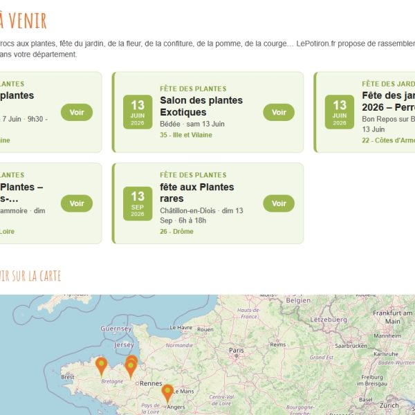 Annoncer evenements jardinage france lepotiron
