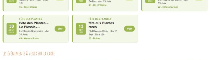 Annoncer evenements jardinage france lepotiron