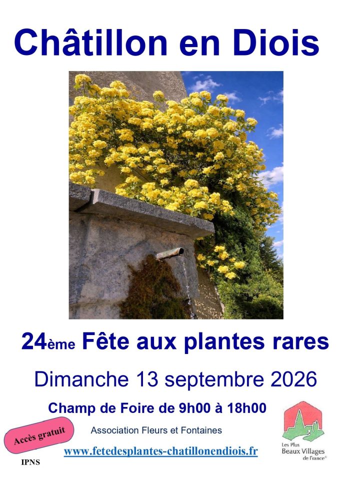 Fete aux plantes rares chatillons diois