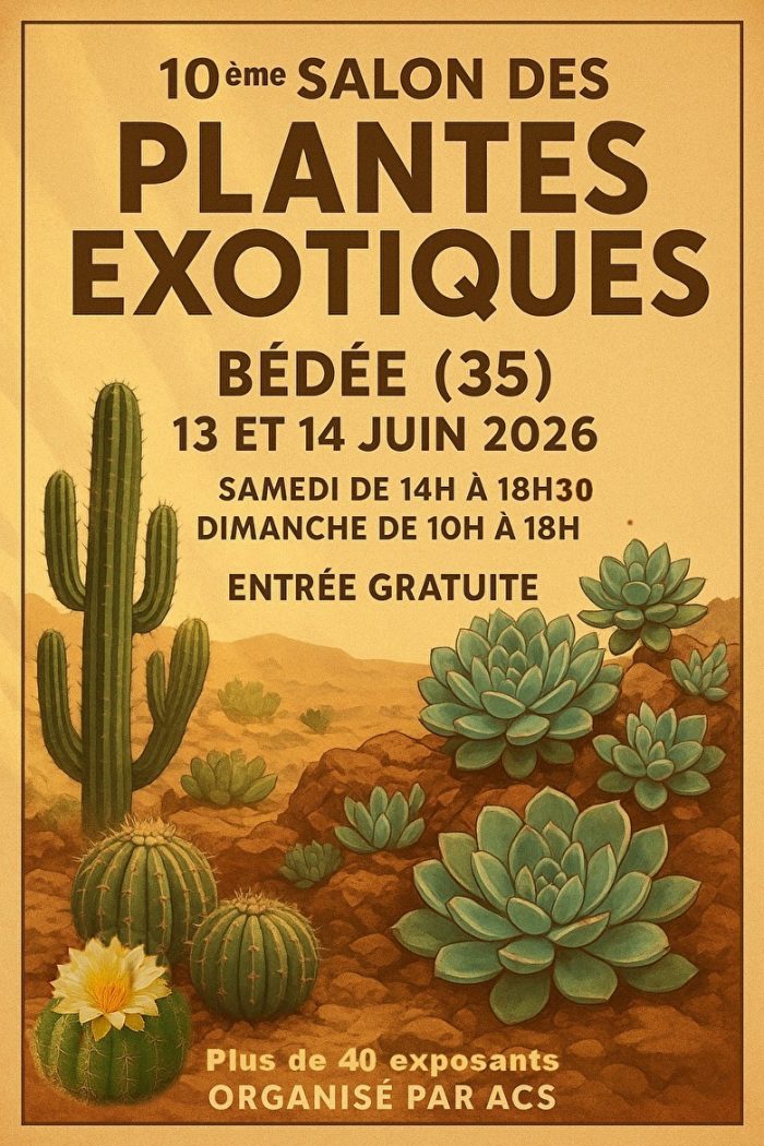 Salon plantes exotiques bedee